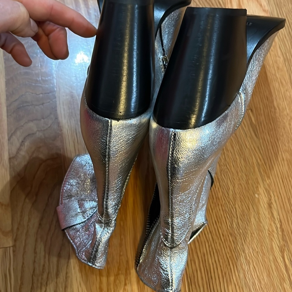 Free People  Brayden Western Boot Pewter Size 9 NWT - Picture 12 of 17